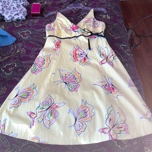 Floral Lemon Dress